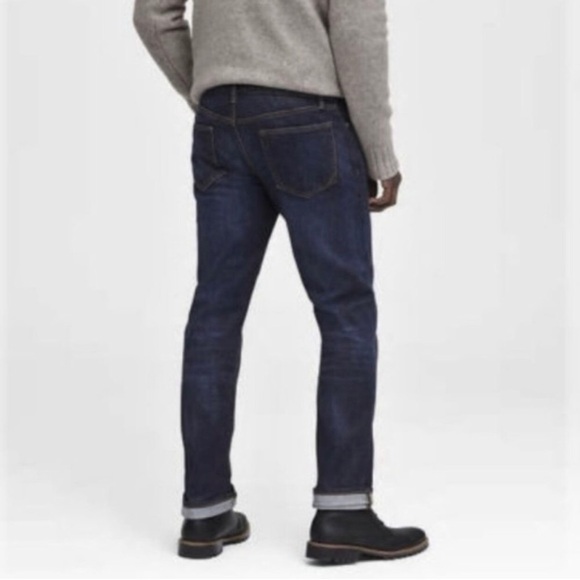 Banana Republic Men’s Straight Medium Wash Indigo Size 31/32 - Picture 3 of 7